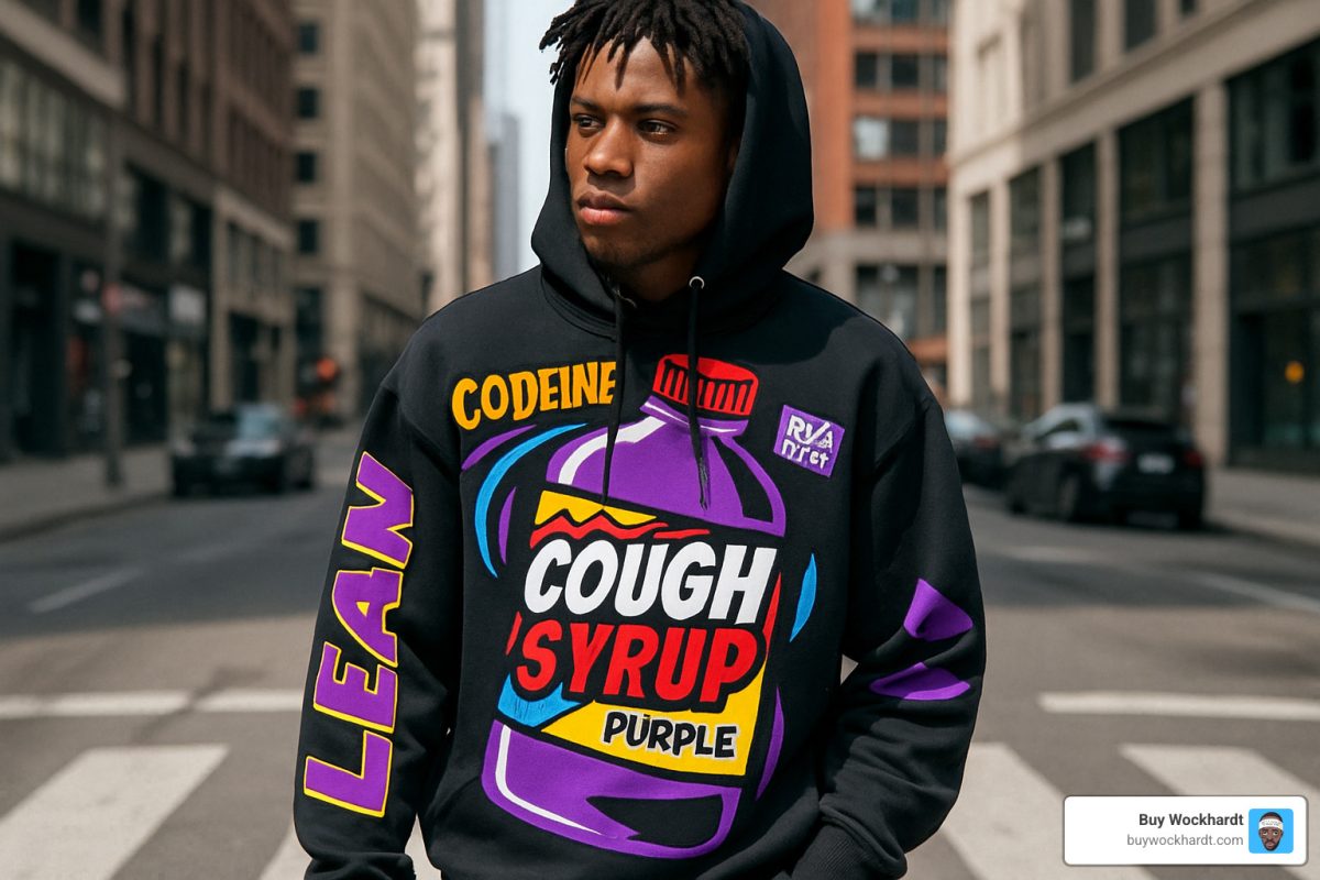 awful lot of cough syrup hoodie